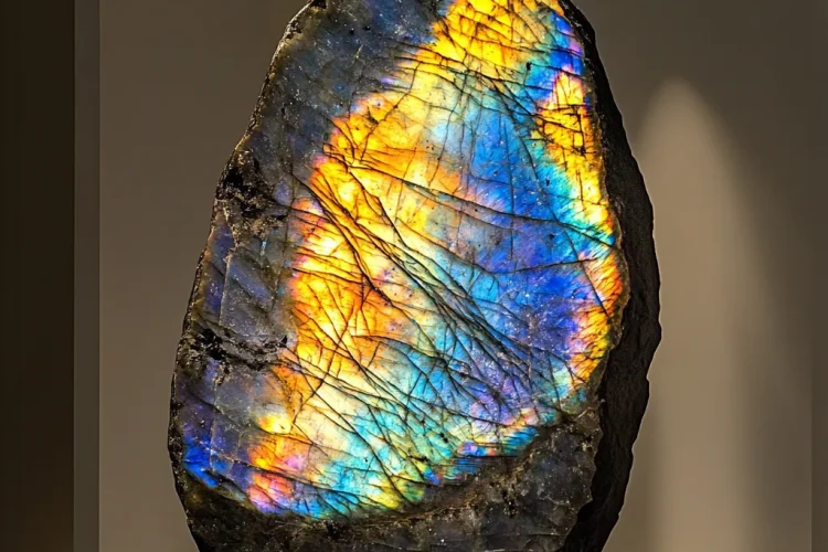 Art Gallery with Labradorite Sculptures | Bali Labradorite