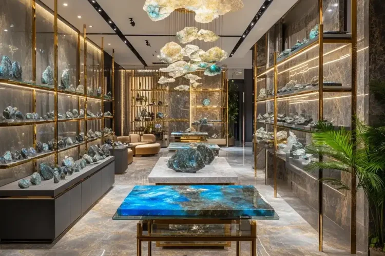 Rooms full of Labradorite in Bali | Bali Labradorite | Selling in Bali