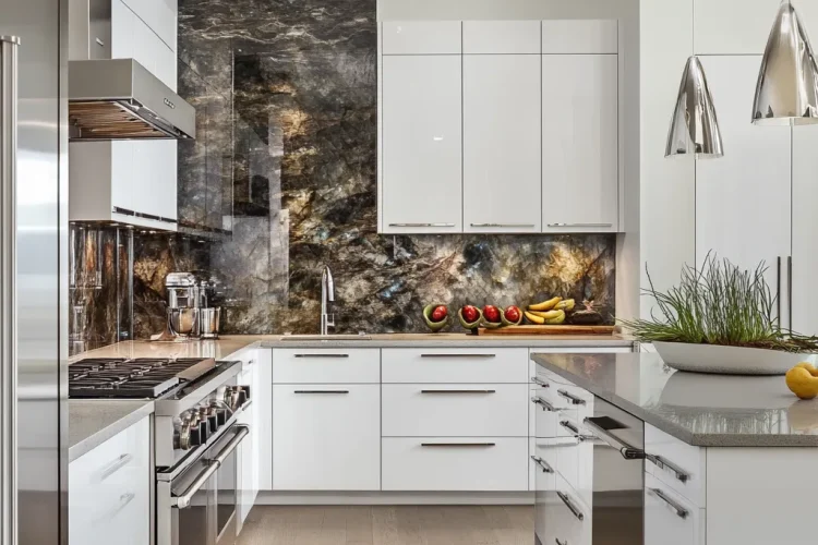 Backsplashes | Kitchen with Labradorite | Bali Labradorite