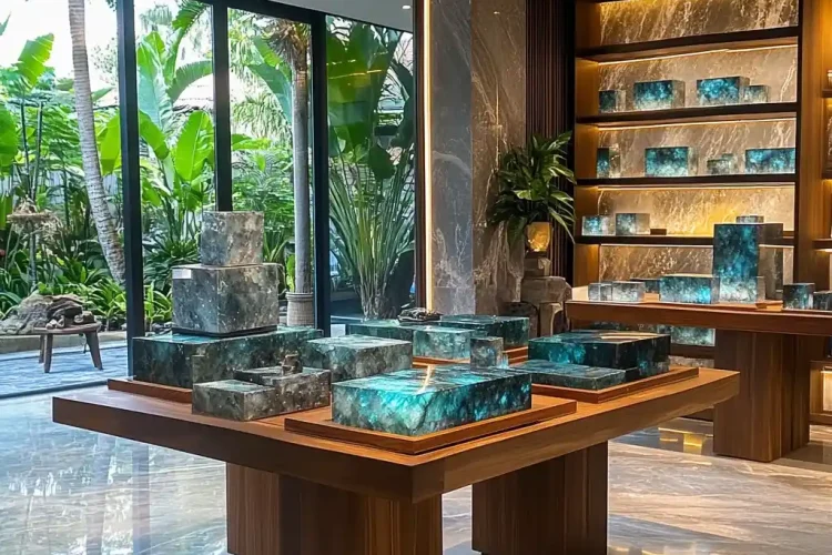 Villa with Labradorite Stone in Bali | Bali Labradorite | Selling in Bali