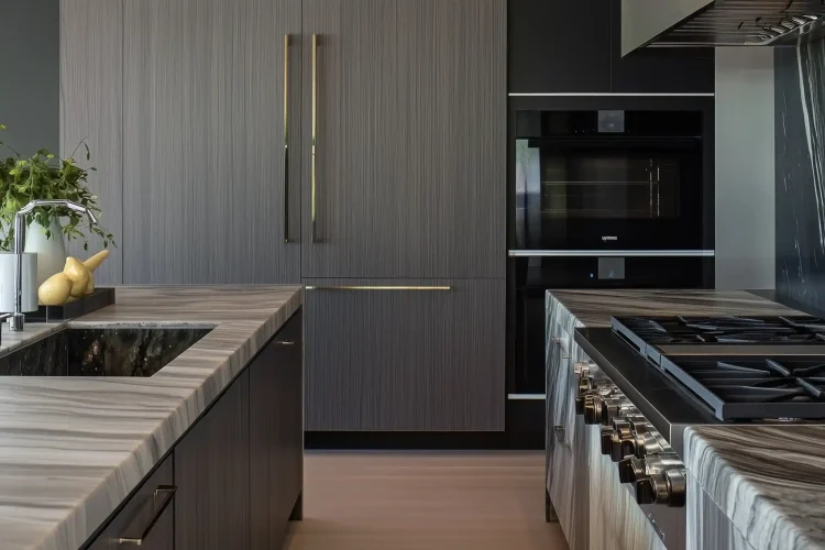 Luxury Cabinet Kitchen with Labradorite | Bali Labradorite