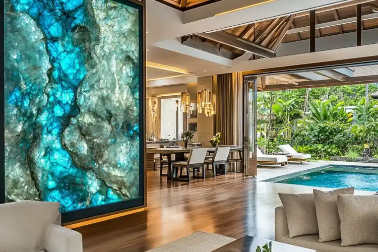 Luxury Villa with Labradorite in Bali | Bali Labradorite