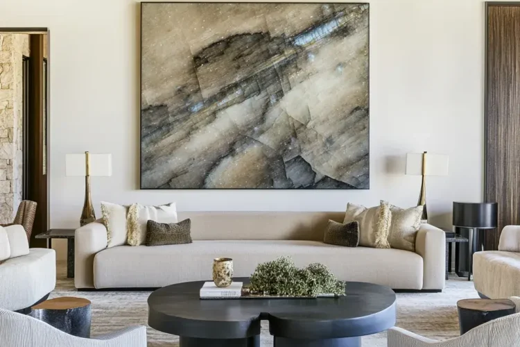Hall Room Wall Art with Labradorite | Bali Labradorite