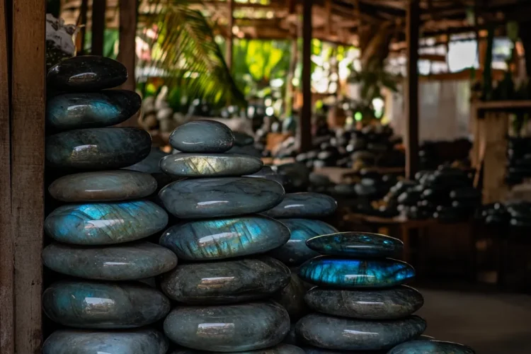 Warehouse of Labradorite in Bali | Bali Labradorite | Selling in Bali