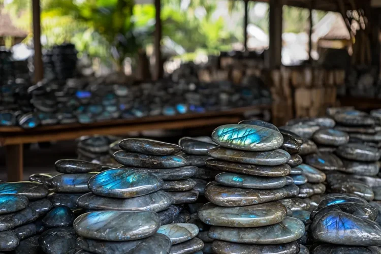 Warehouse of Labradorite in Bali | Bali Labradorite | Selling in Bali